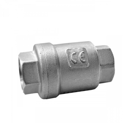 Valvula de retencion a disco 2 piezas a/inox. A-316 con rosca 2" PN-16