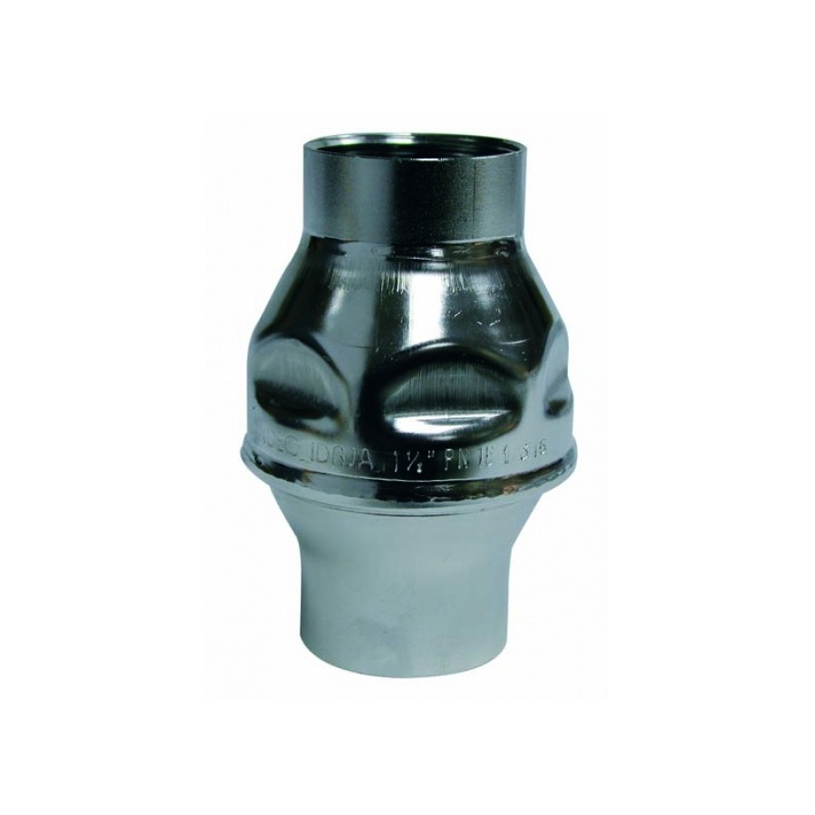 Valvula de retencion Cromax a/inox. A-304 con rosca 1/2" PN-16