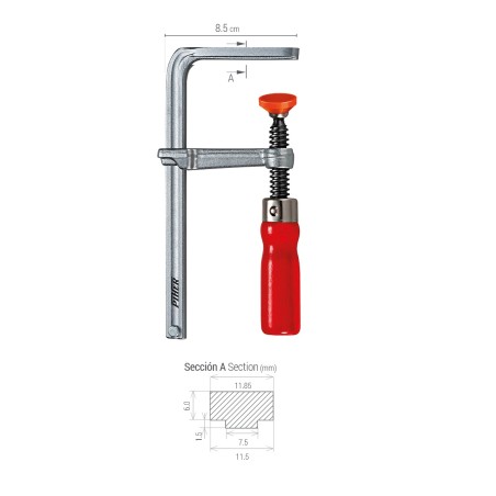 Aprieto Piher modelo TMM-16x6 cm. codigo 30801