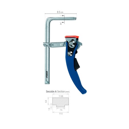 Aprieto Piher modelo TPAL-20x6 cm. codigo 30812