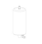 Actuador neumático Inoxpa D/E. T1 VM. DN-10/40 VB. DN-25/40