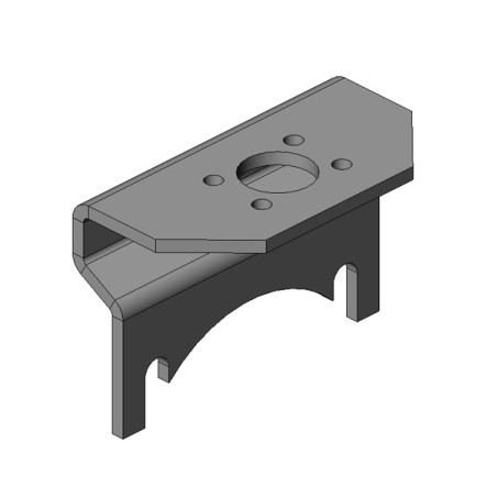 Kit soporte actuador neumático  Inoxpa VB. DN-40-1-1/2"