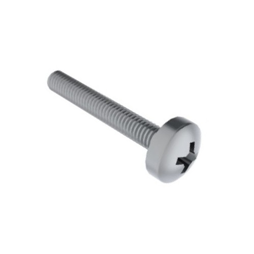 Tornillo a/inox. A2 DIN-7985 M-5x45 mm.