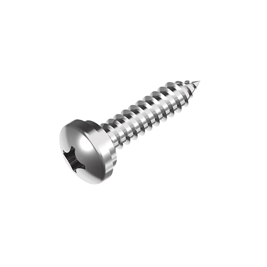 Tornillo rosca chapa a/inox. A2 DIN-7981 3,5x19 mm. Tornillo rosca chapa a/inox. A2 DIN-7981 3,5x19 mm.