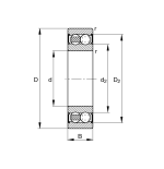 Rodamiento de bolas Fag modelo 2310-TVH